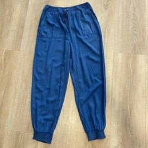 Mlle Gabrielle blue flowy pants